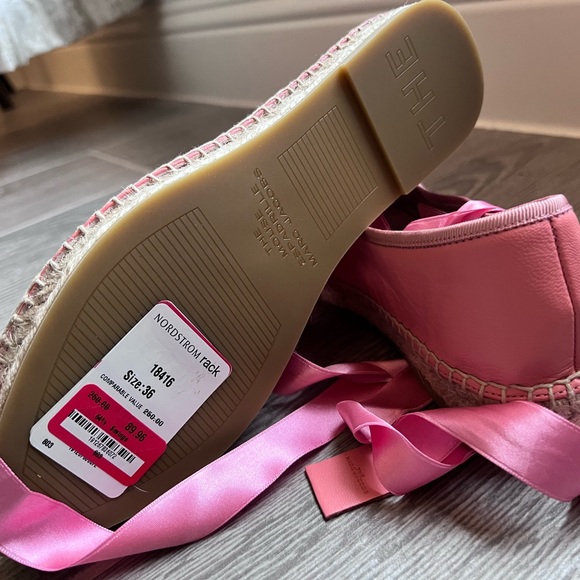 Marc Jacobs The Mouse Espadrille Lace-Up Flat, light pink - Picture 5 of 6